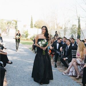 Worn once and dry cleaned so basically in perfect condition! Best dress!